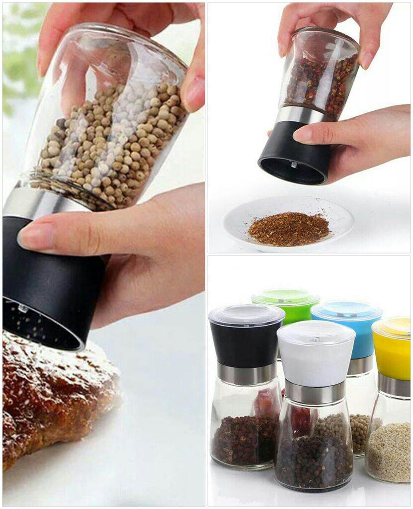 dụng cụ xay tiêu cối thủy tinh