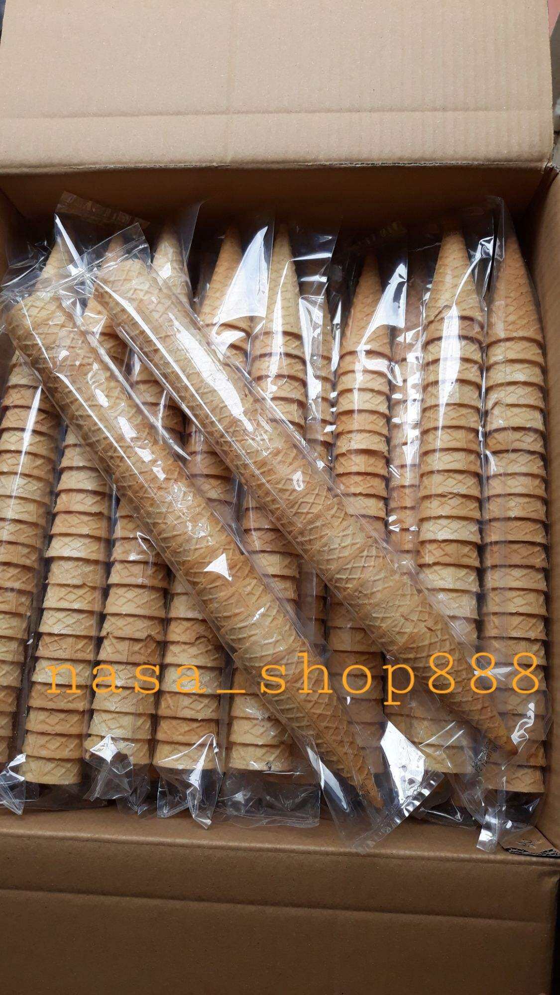 Thùng xốp 500 cái bánh ốc quế ăn kem