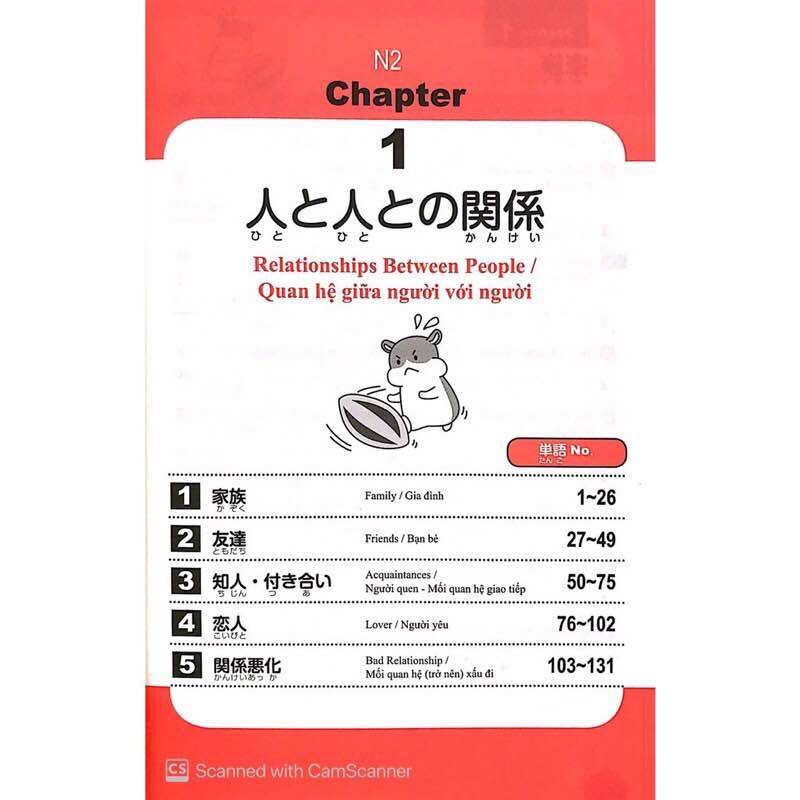 [HCM]Sách Hajimete No Nihongo Tango N2 2500