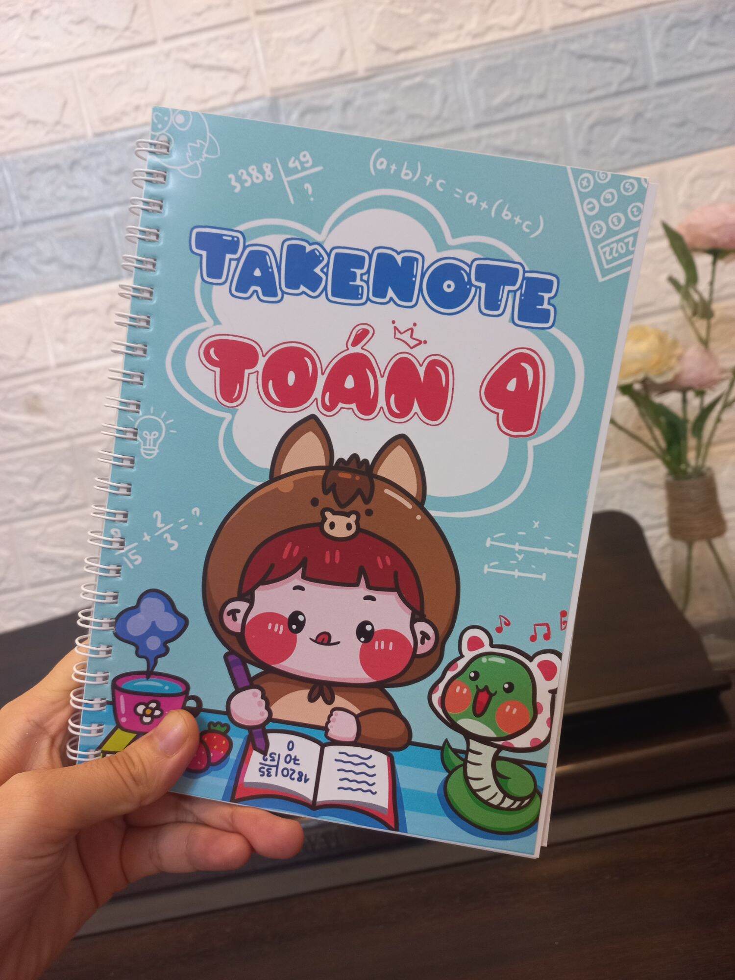 Sổ Takenote TOÁN 4 - Khổ giấy A5