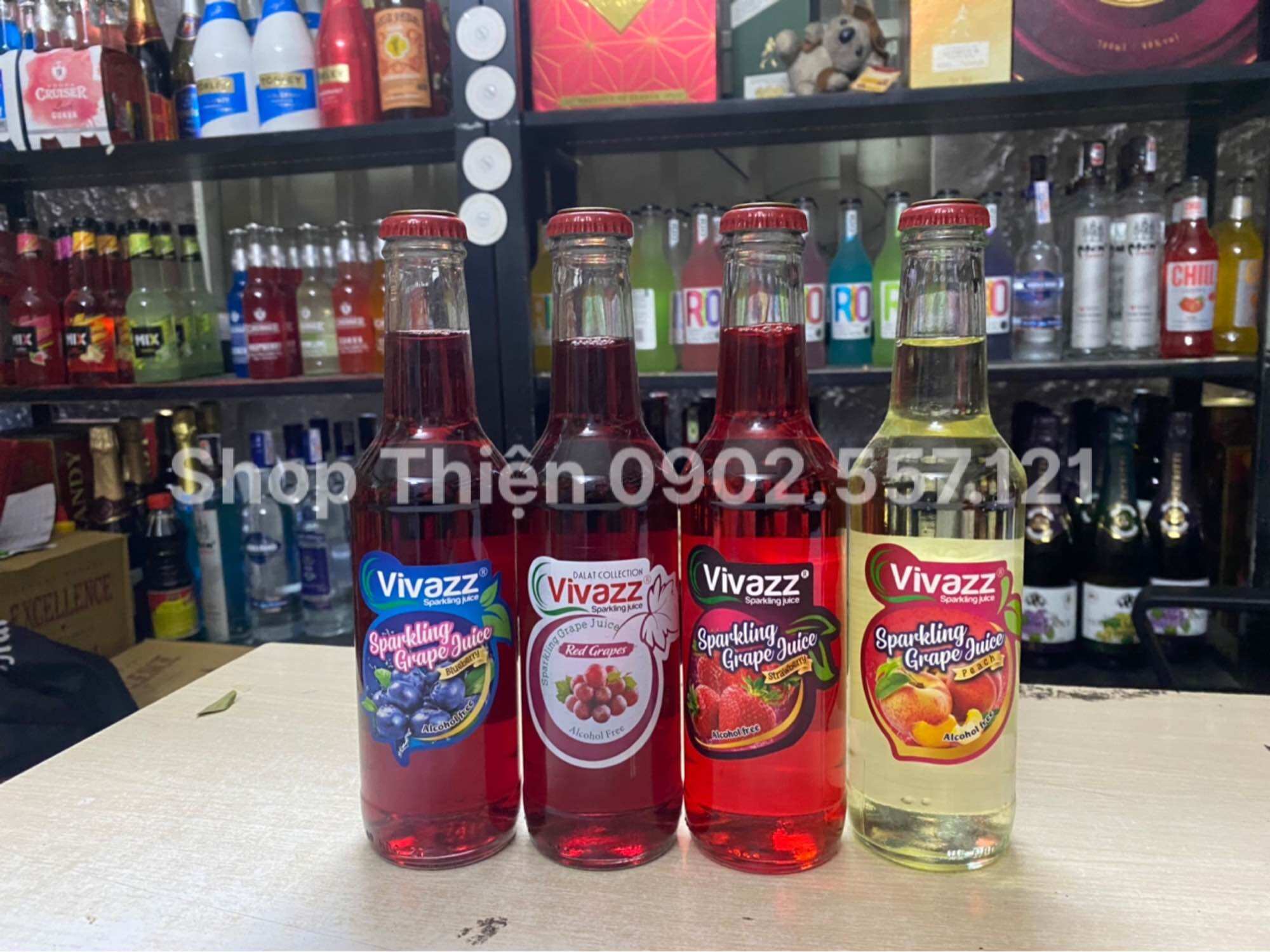 Nước Nho Có Ga VIVAZZ Sparkling Grape Juice 275ml