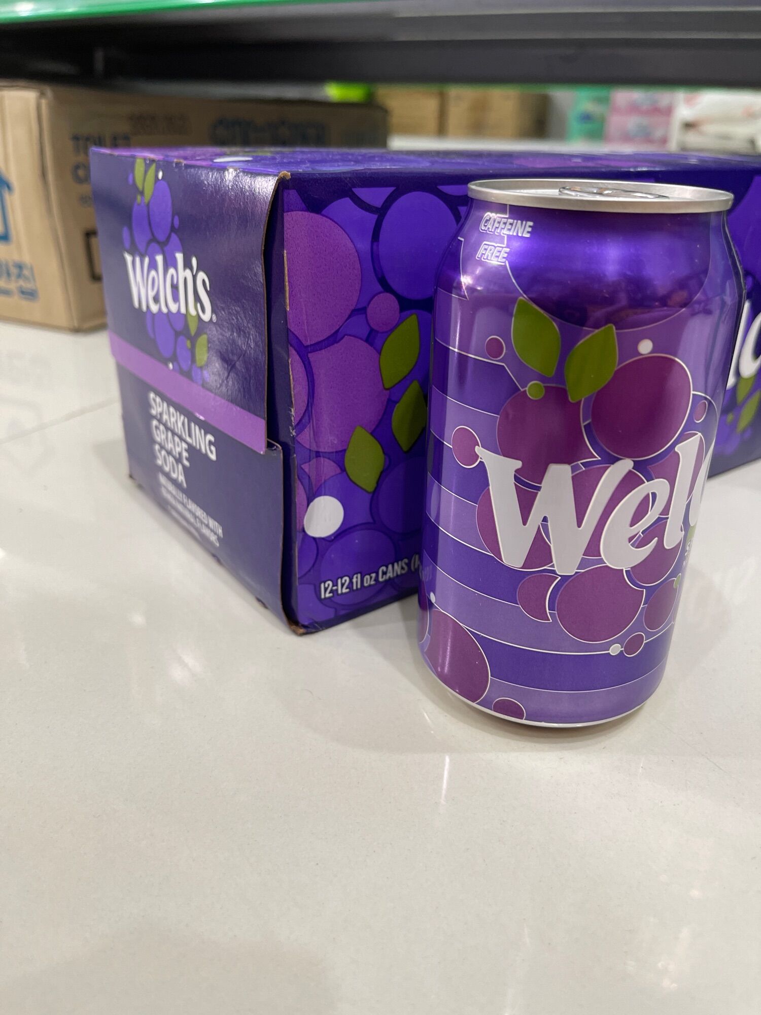 Lốc 12 lon nước ngọt Welch’s Nho Mỹ