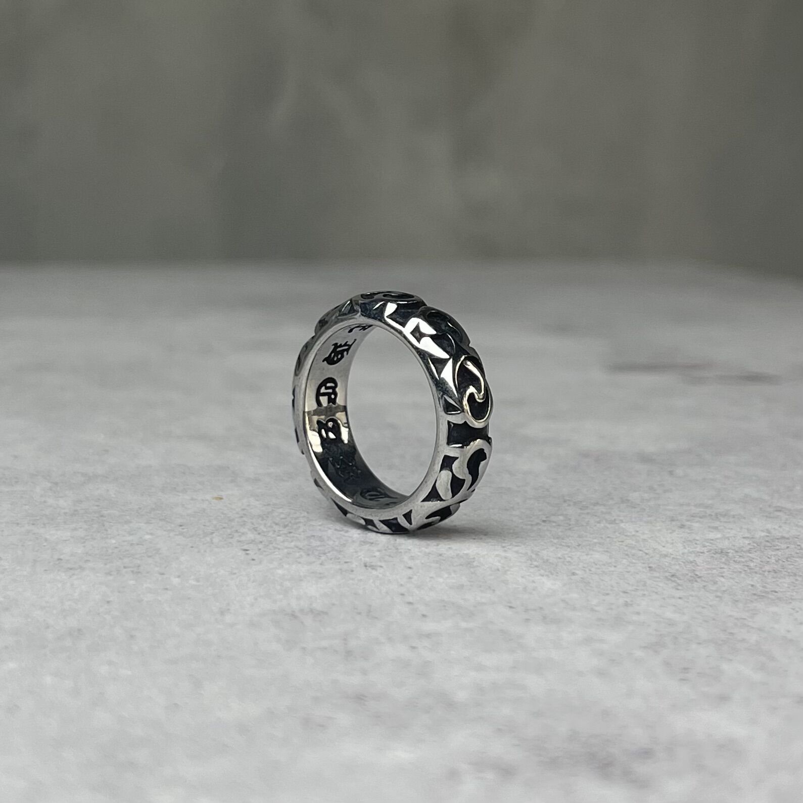 NHẪN CHROME HEART THÉP TITAN 11