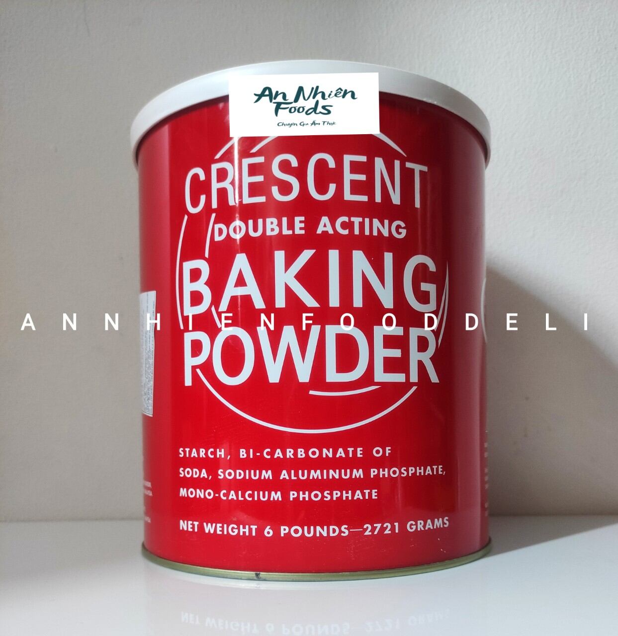 Bột nở baking powder hộp to 2.7kg dùng làm bánh