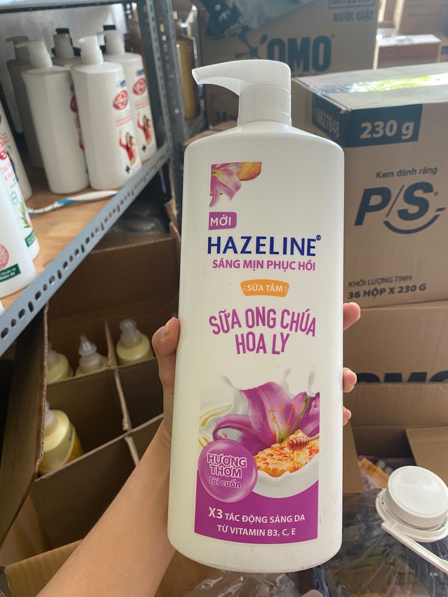 Sữa tắm dưỡng da Hazeline 1kg( nay tăng thêm hương thơm) hàng mới giá mới