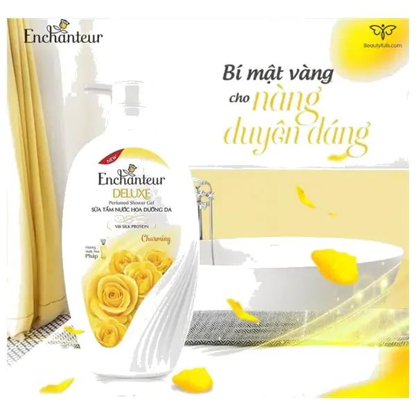 sữa tắm enchanteur charming 650g