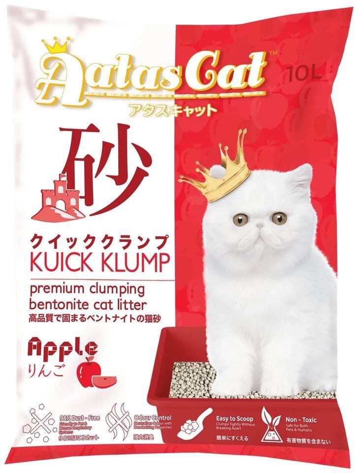 Cát vệ sinh cho mèo đất sét Aatas Cat 10L (7kg)
