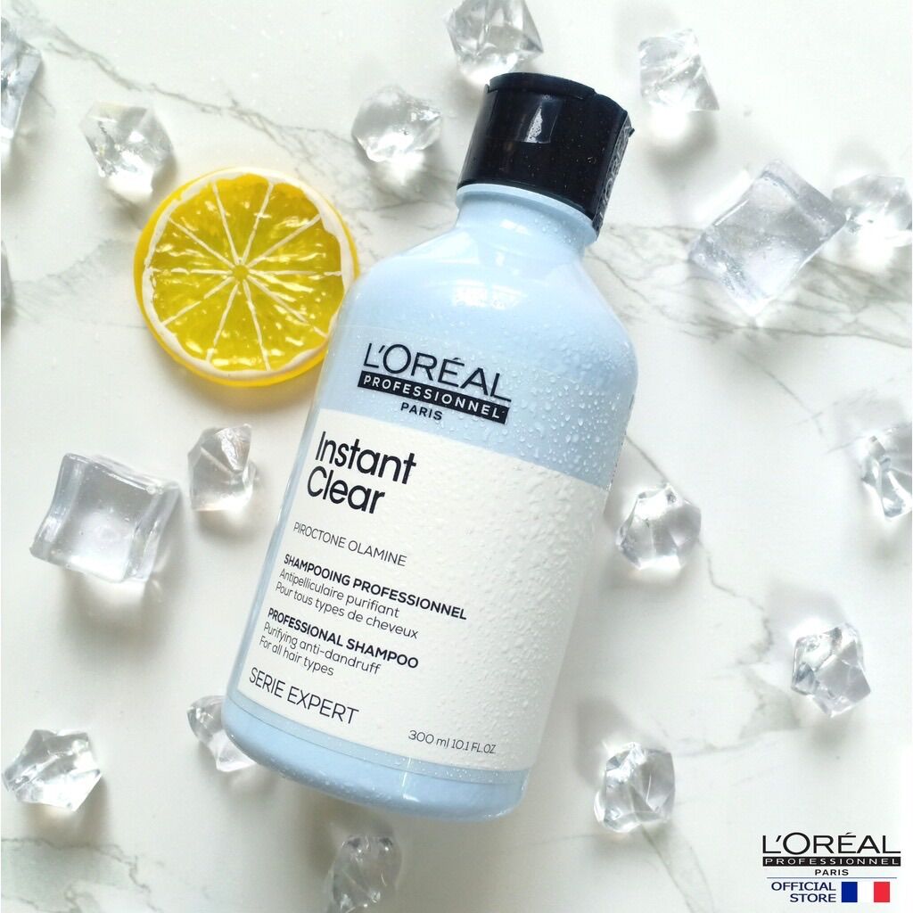 Dầu gội chống và ngăn gàu quay trở lại loreal instant clear shampoo 300ml