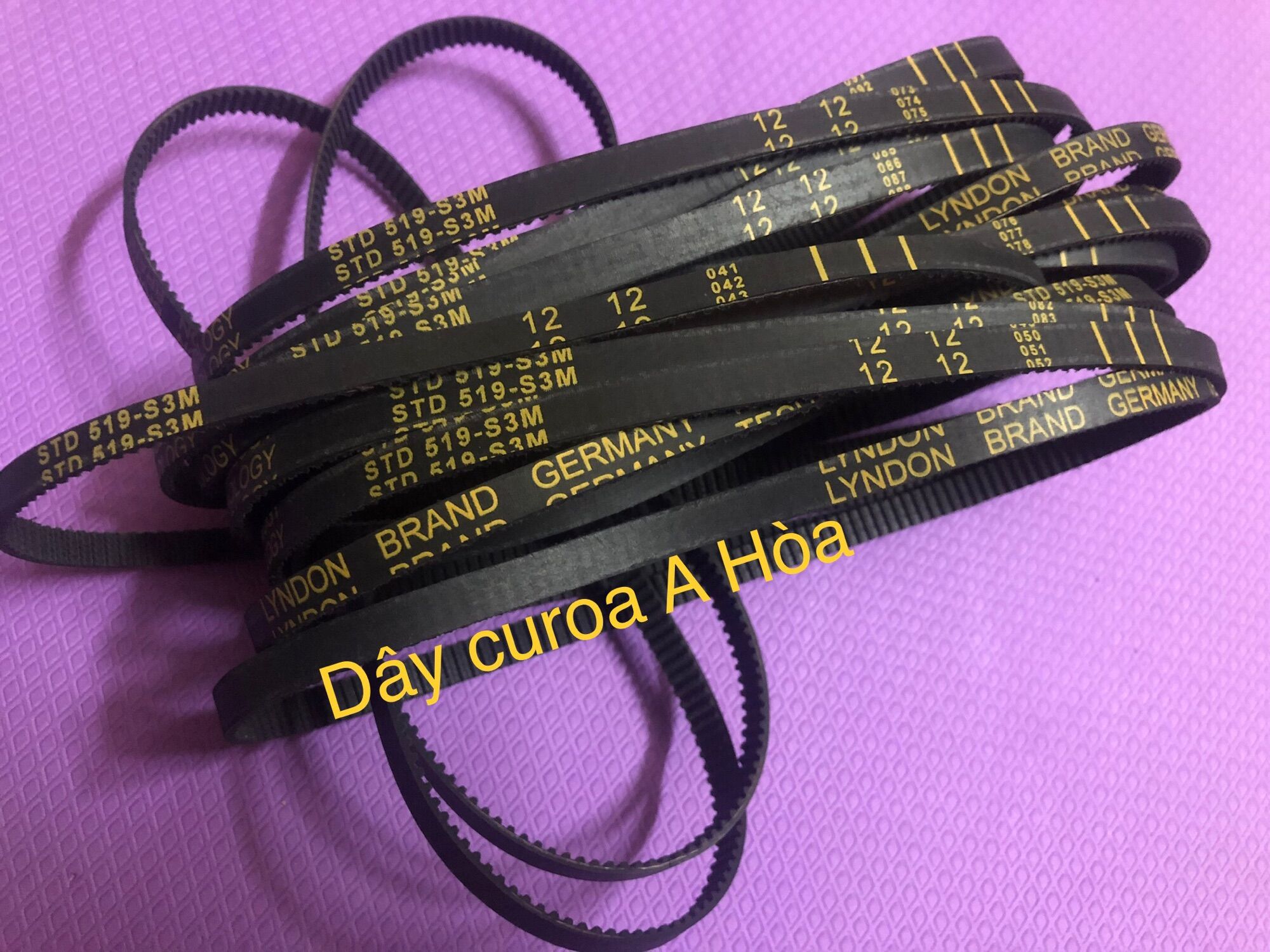Dây curoa máy làm bánh mì đa năng S3M-519-8