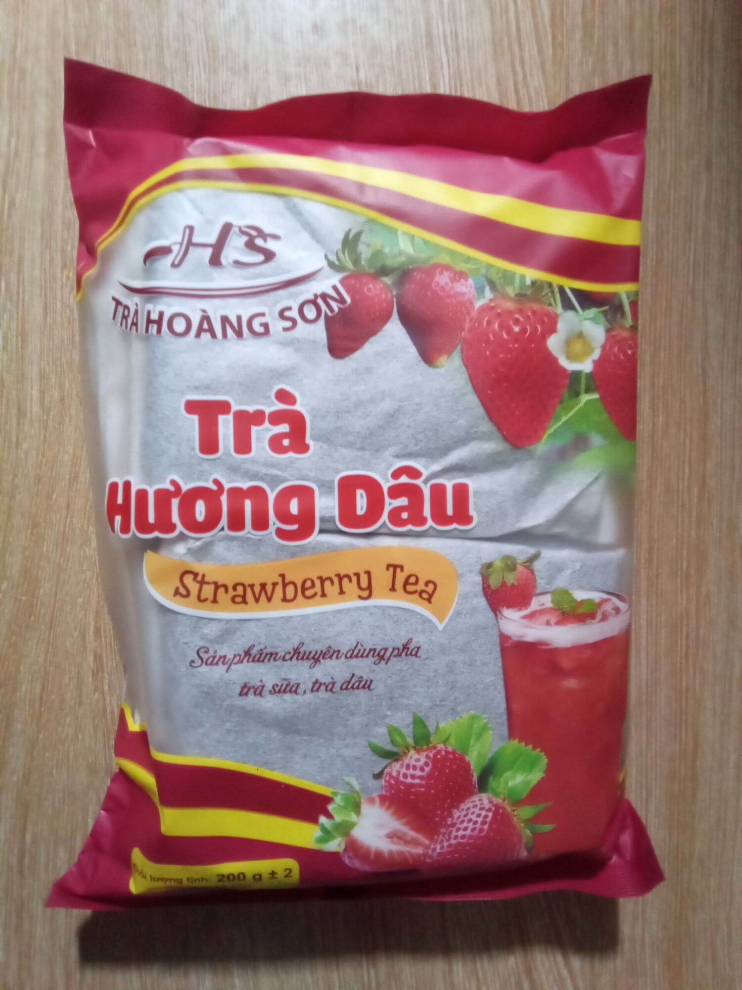 Trà dâu túi lọc hoàng sơn gói 200g