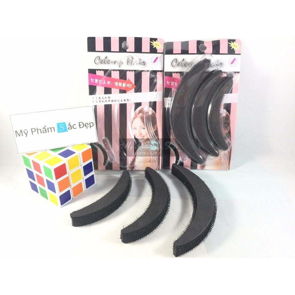 Kẹp độn phồng mái 3 nấc dạng vỉ