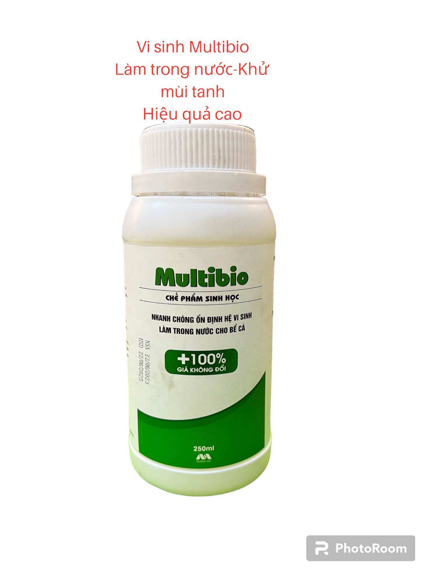 Vi sinh Multibio Giúp làm trong nước,Khử mùi tanh,ổn định vi sinh | Chai 125ml,250ml,500ml