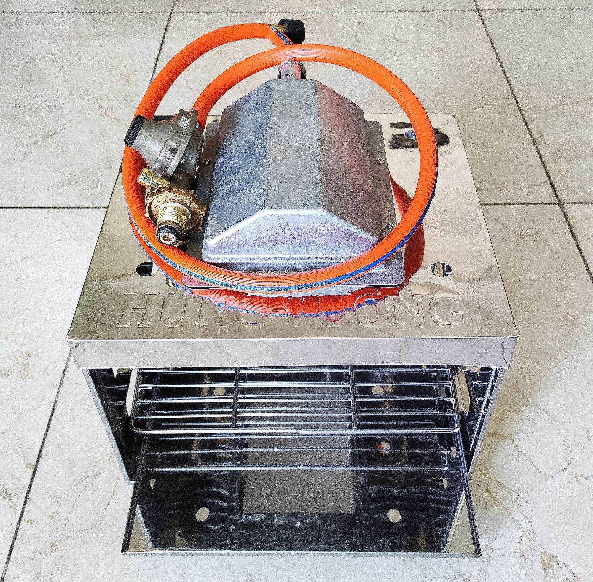 Lò nướng gas TÁCH MỠ Hùng Vương
