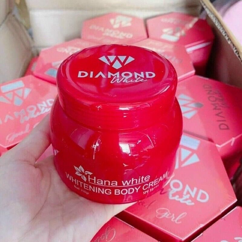 Kem body diamond hana white siêu trắng mịn