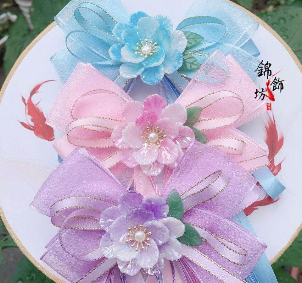 kẹp nơ cổ trang, tiểu thư (hanfu) 15