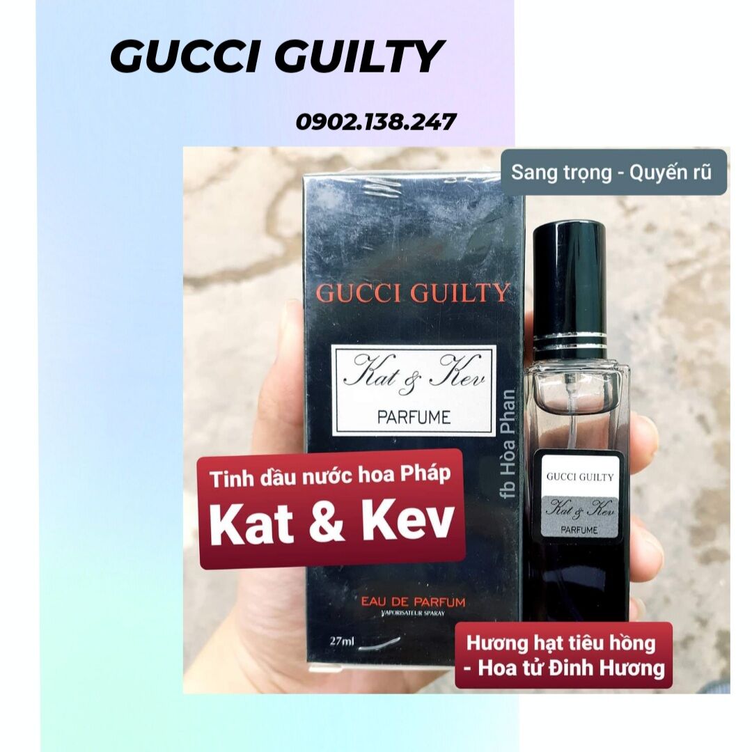 Nước hoa Kat & Kev - Gu Chì Đen