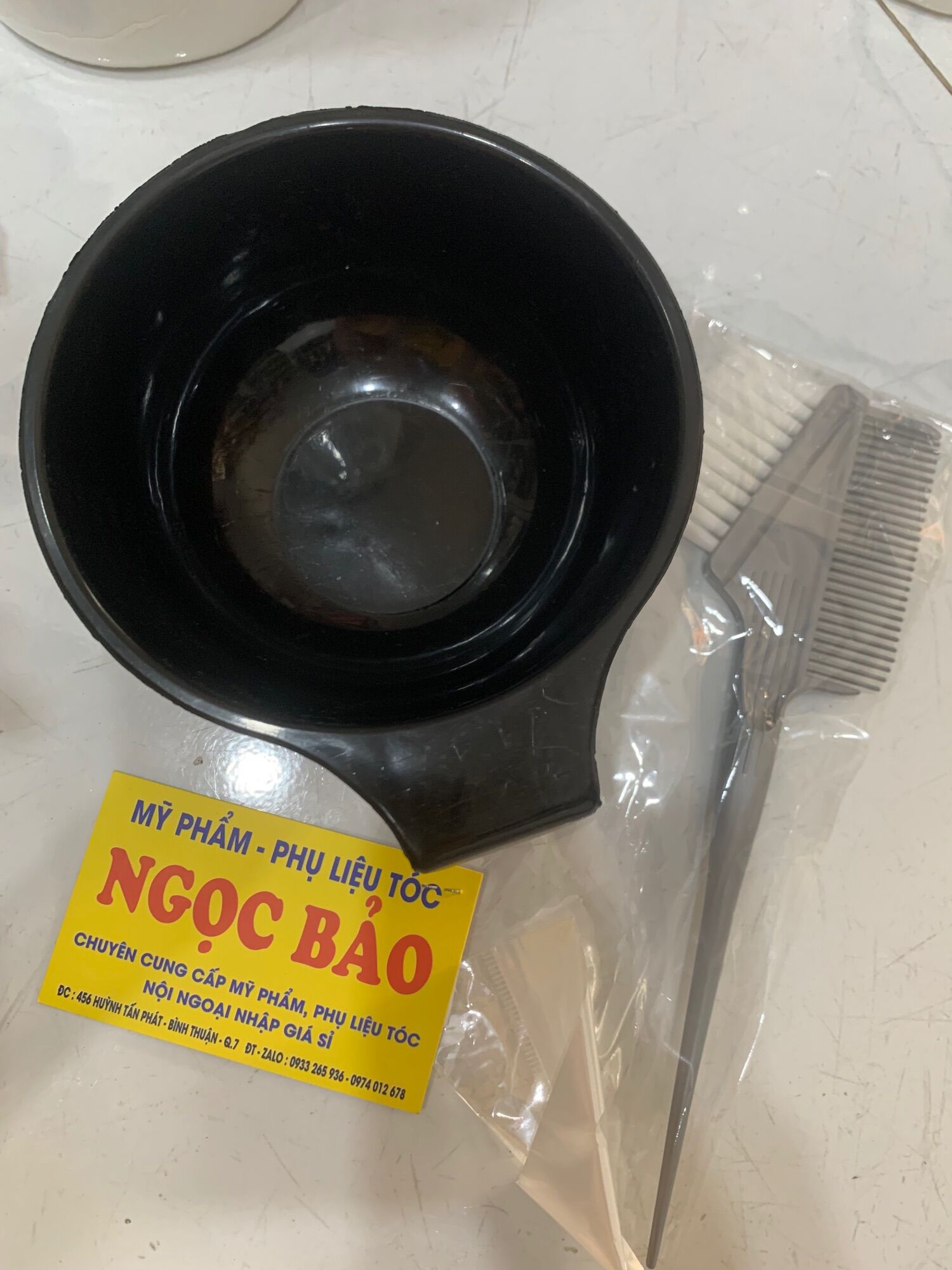 Chén và Cọ nhuộm cao cấp , dụng cụ nhuộm tóc.