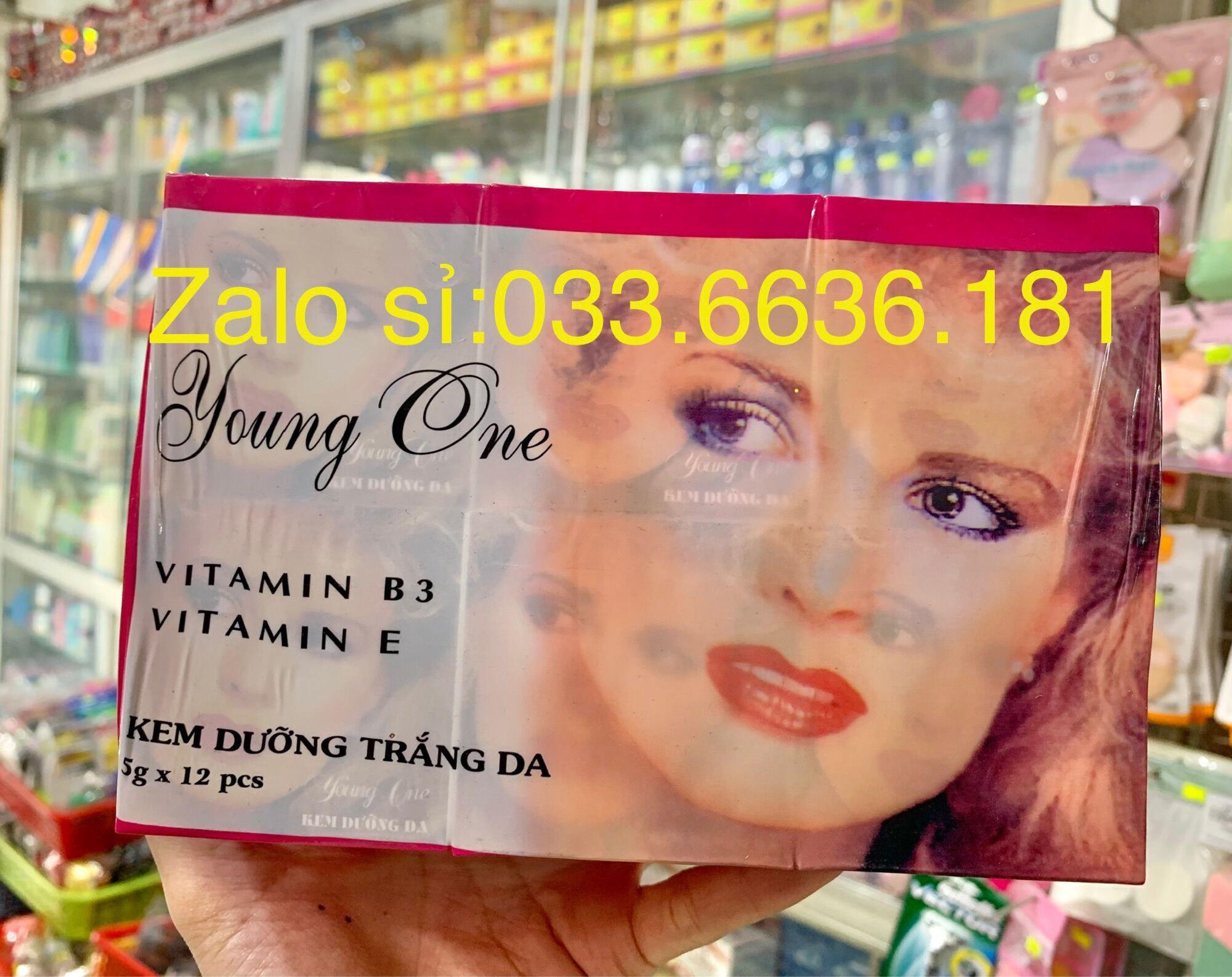 Sỉ 1 lố 12 hủ kem cô gái tóc xù thiện châu hủ 5gram