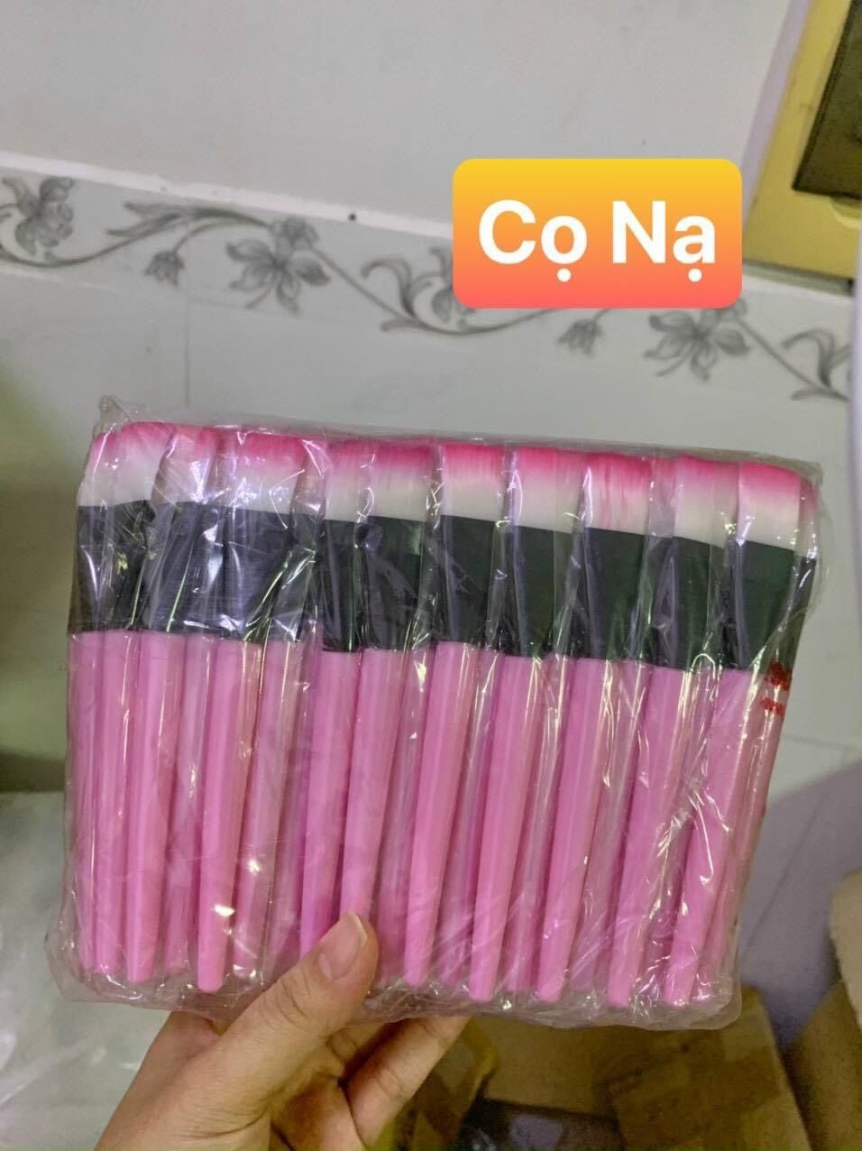 Combo 100 cọ hồng