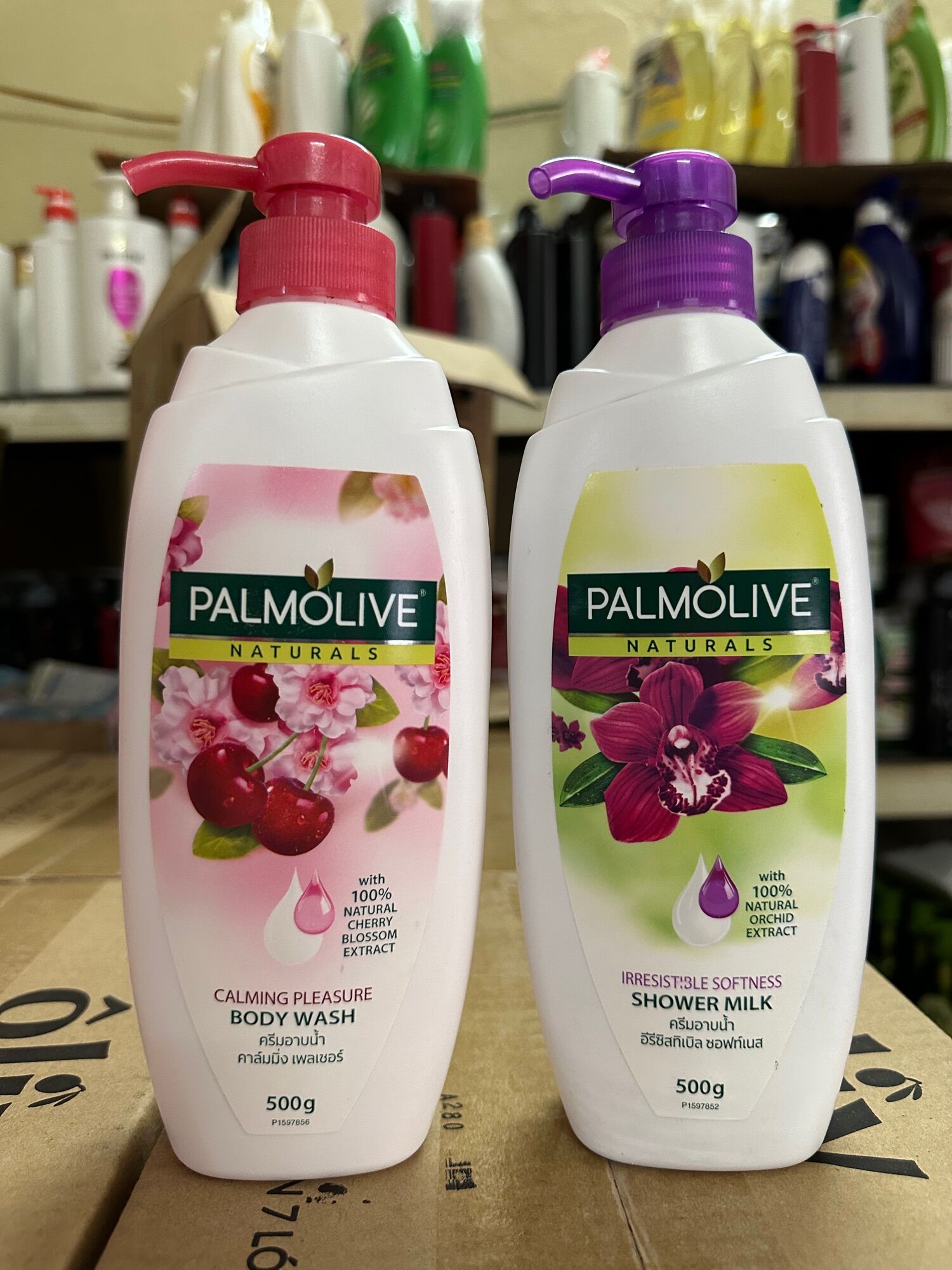 Sữa tắm palmolive naturals chiết xuất 100% thiên nhiên 500g