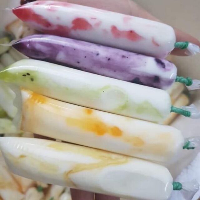 100gram Túi đựng sữa chua yaourt và thun cột