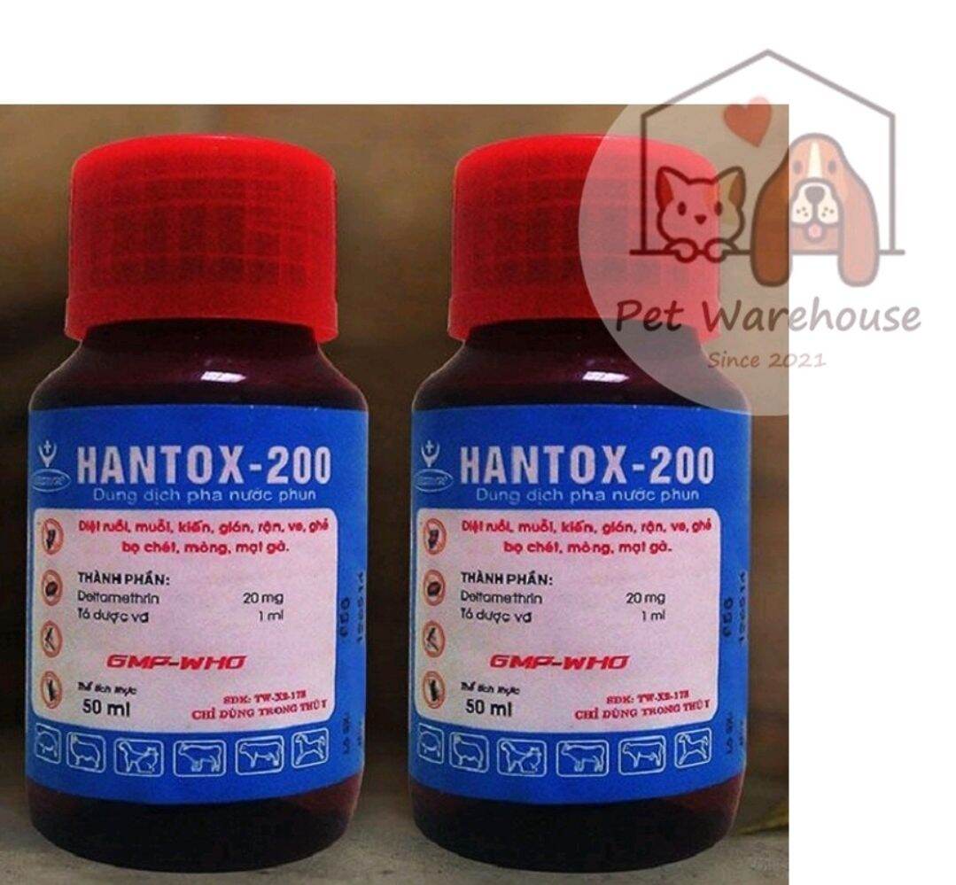 Hantox-200 diệt ve rận bọ chét