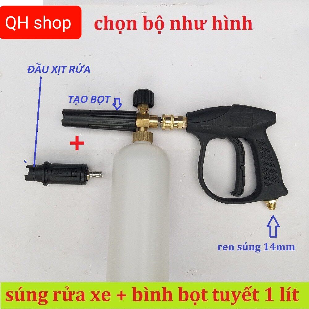 Bình Phun Tạo Bọt Tuyết Mini ( rửa xe 1 lít )