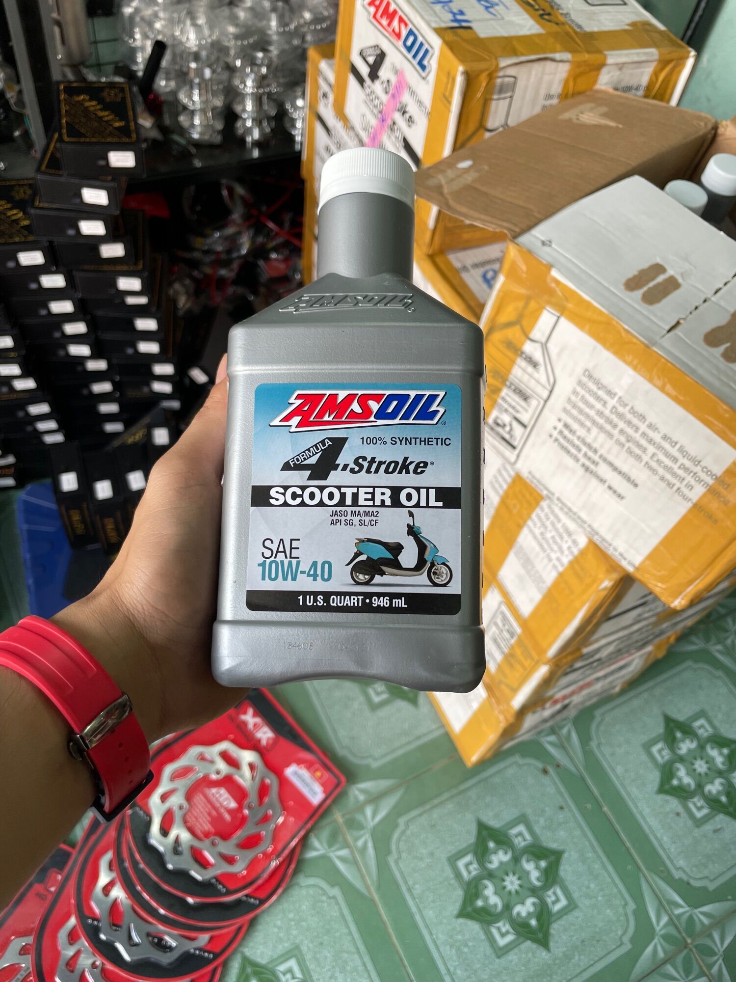Nhớt Amsoil Tay ga 10-40