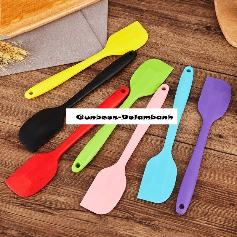 Phới silicon đúc/spatula phới dẹt  21cm - 28cm