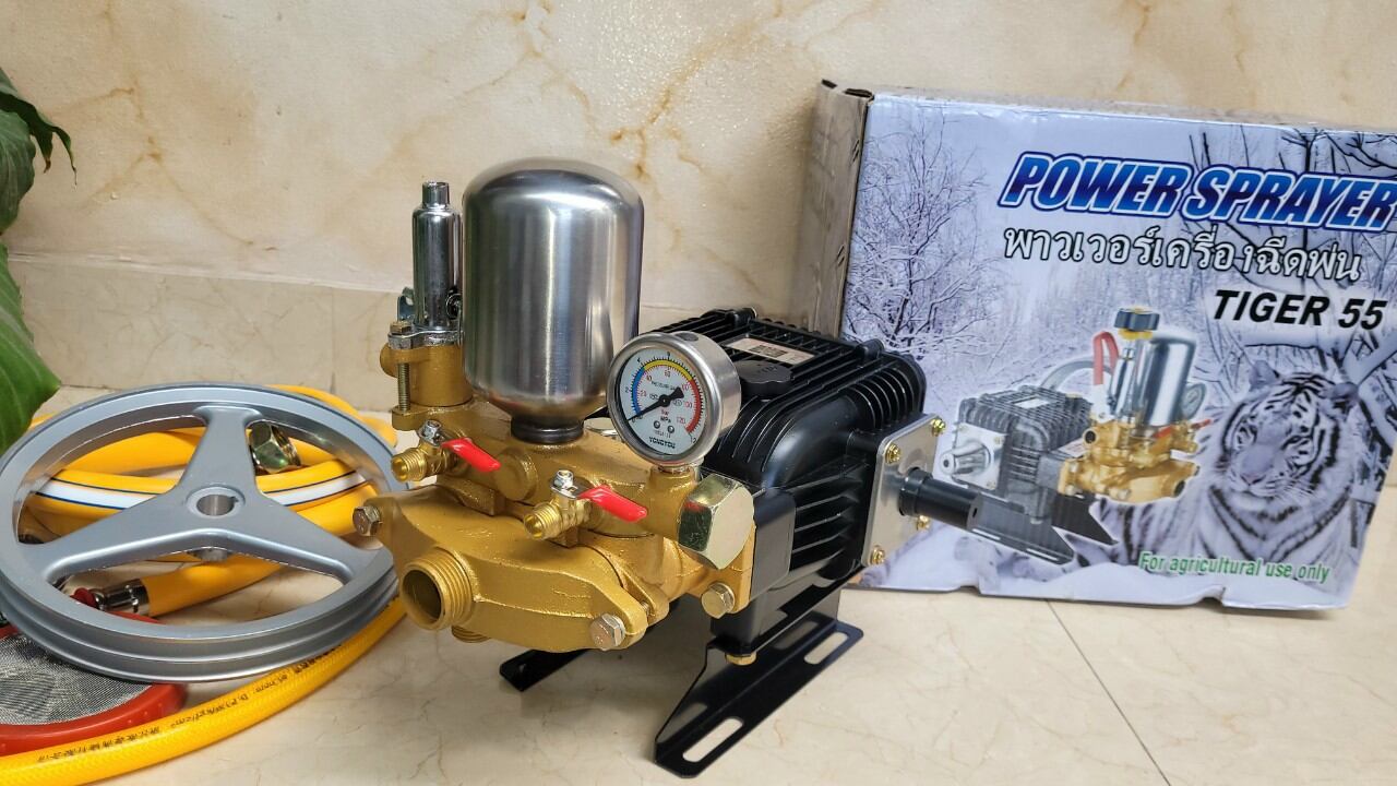 Đầu máy rửa xe cao áp 2hp tiger thái lan TG 55