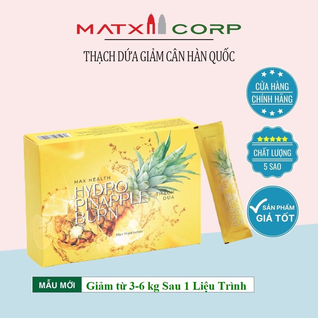 Thạch dứa giảm cân giảm mỡ matxi corp