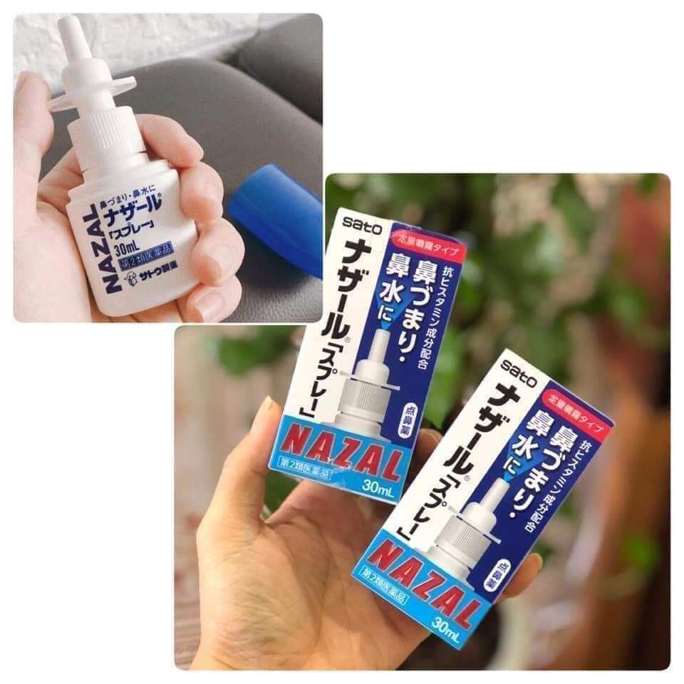 Xịt Mũi Sato Nazal 30ml Nội Địa Nhật