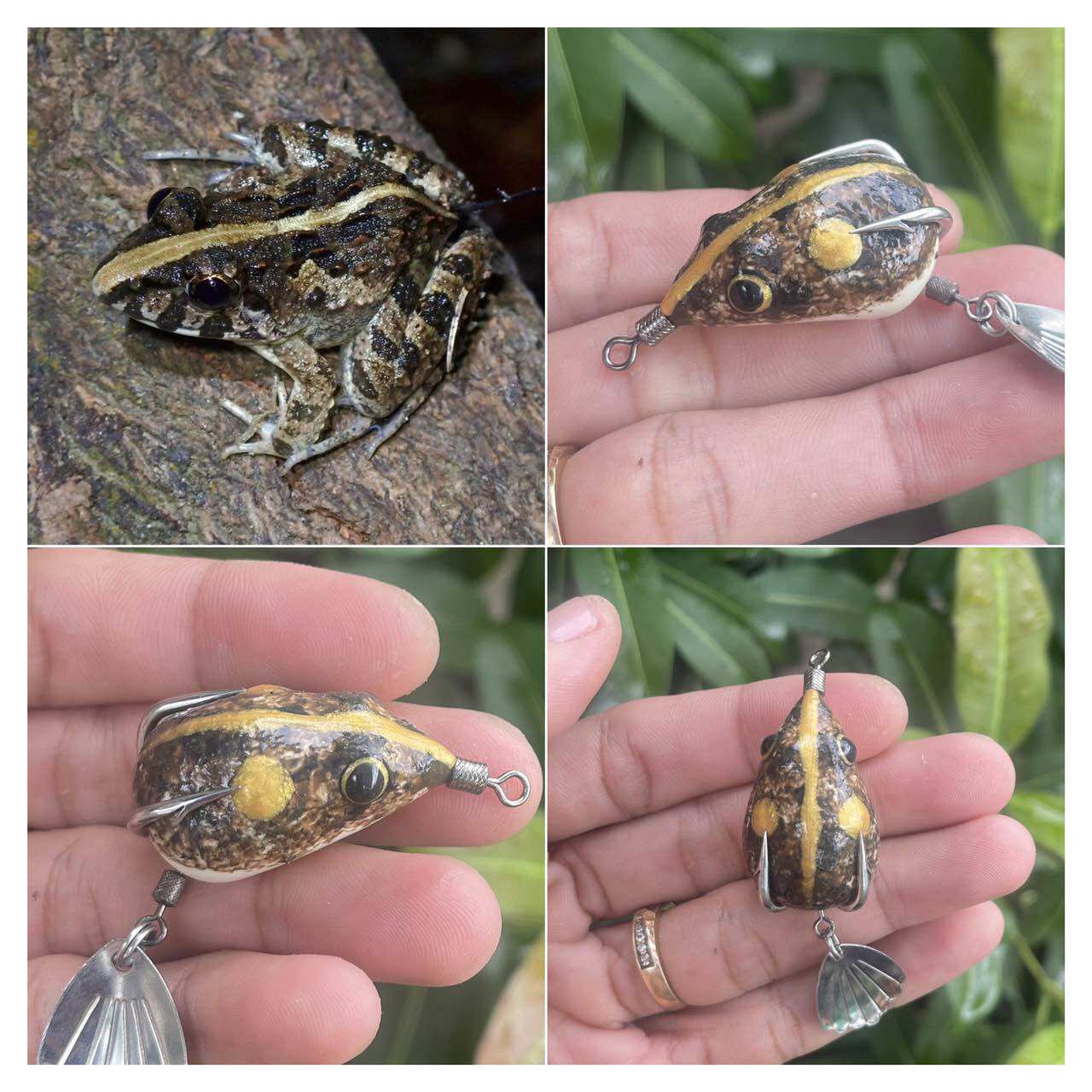 Nhái hơi vv32 ,lưỡi độ 3.2cm,7g nổi 9g lửng.