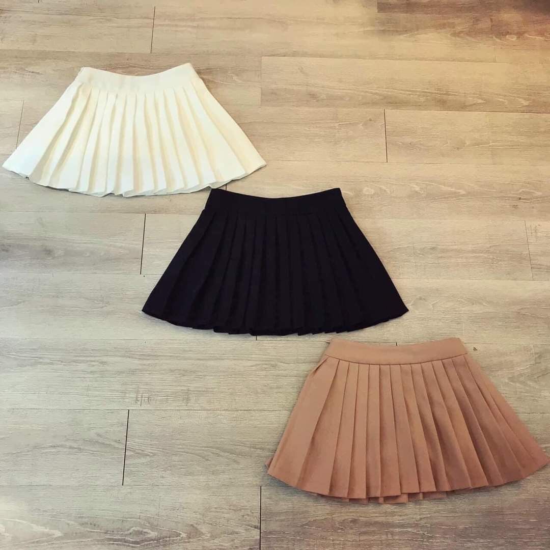 55-90kg Bigsize CHÂN VÁY XẾP LY (có quần)