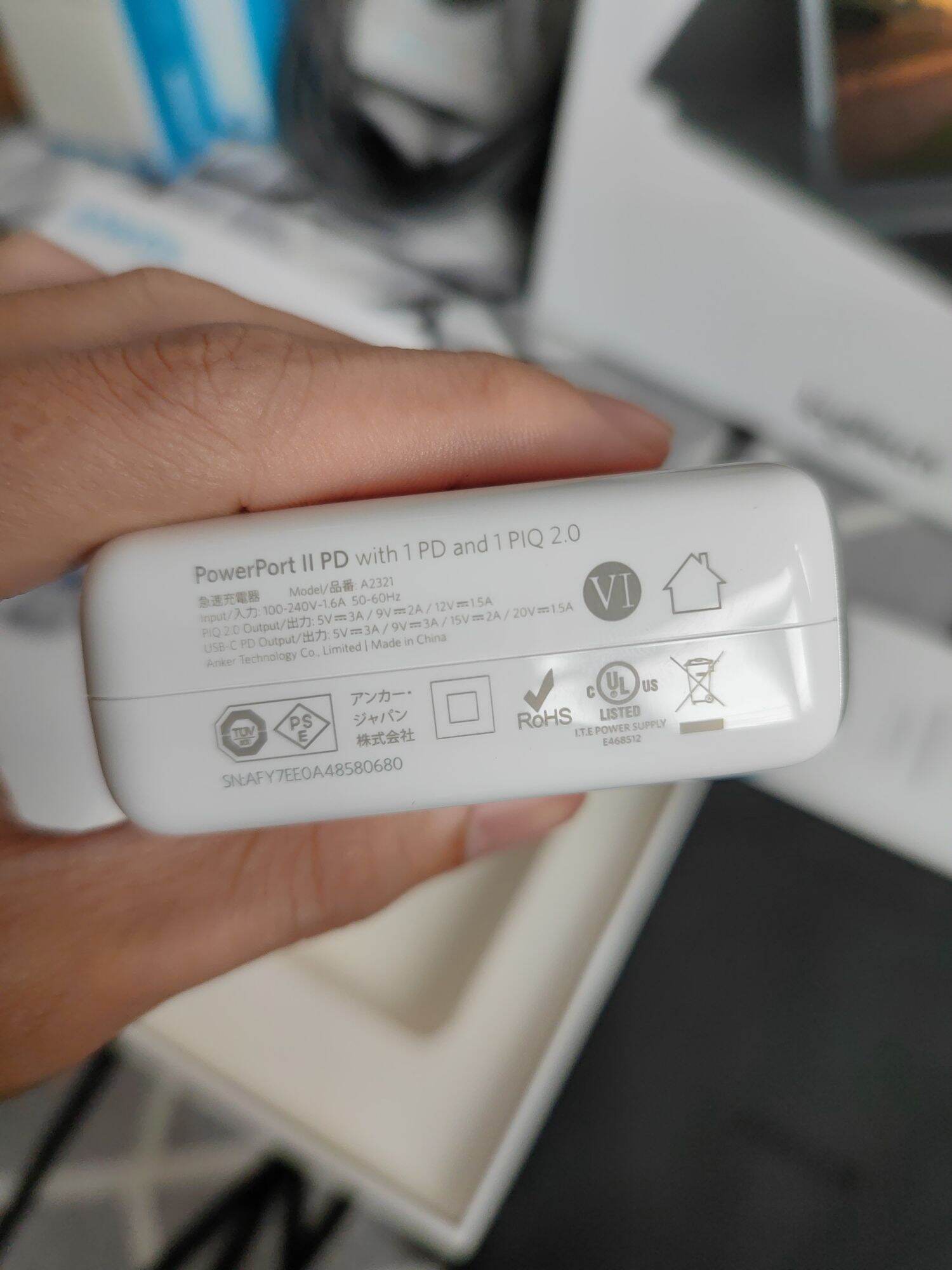 Củ sạc Anker A2321 49.5W type C 30w usb 12w cho iPhone iPad Samsung Android