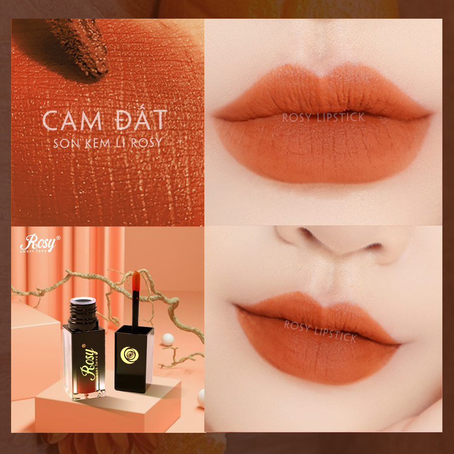 Son kem lì cam đất Rosy