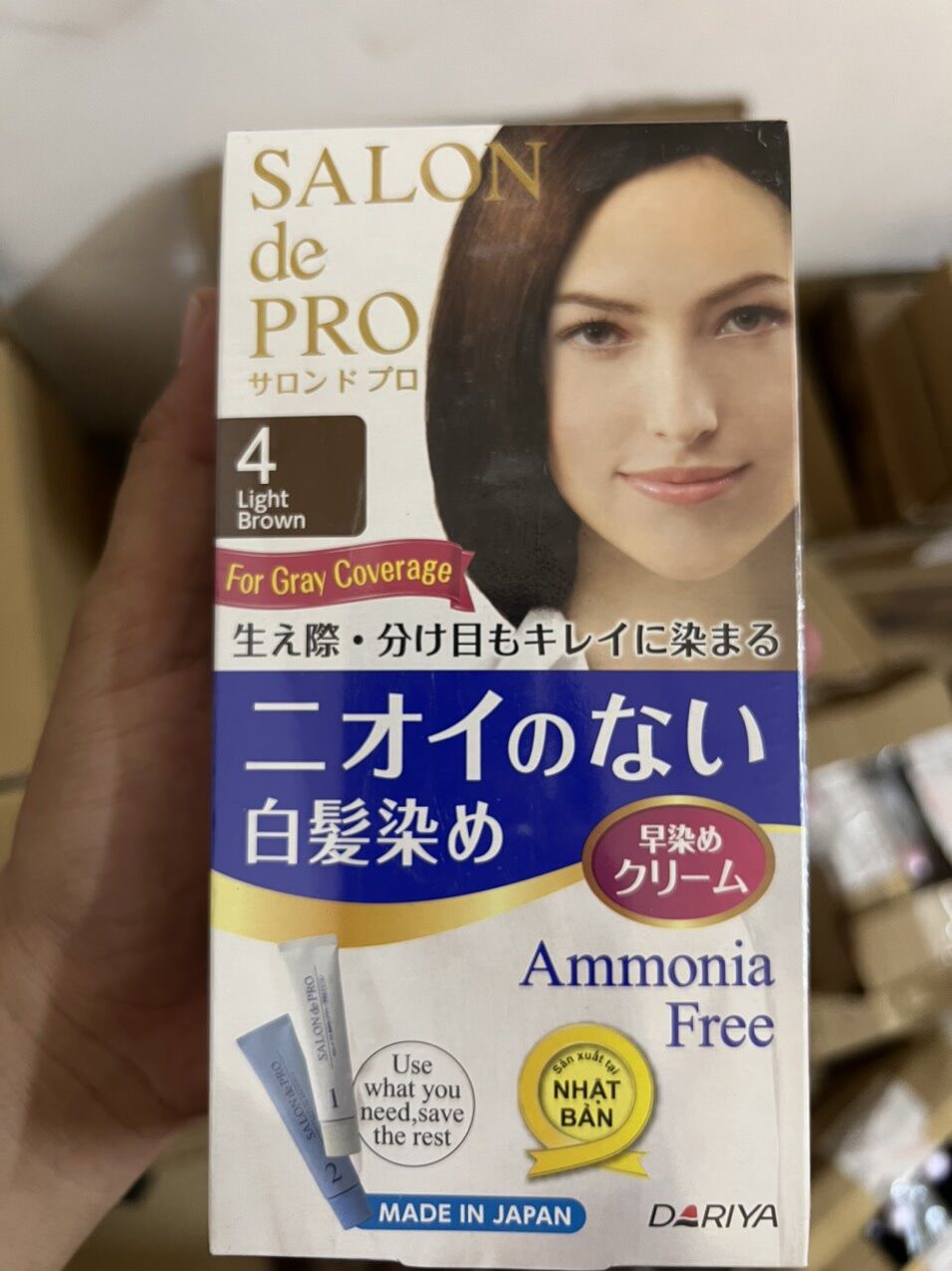 THUỐC NHUỘM TÓC NỮ PHỦ BẠC SALON DE PRO NHẬT BẢN