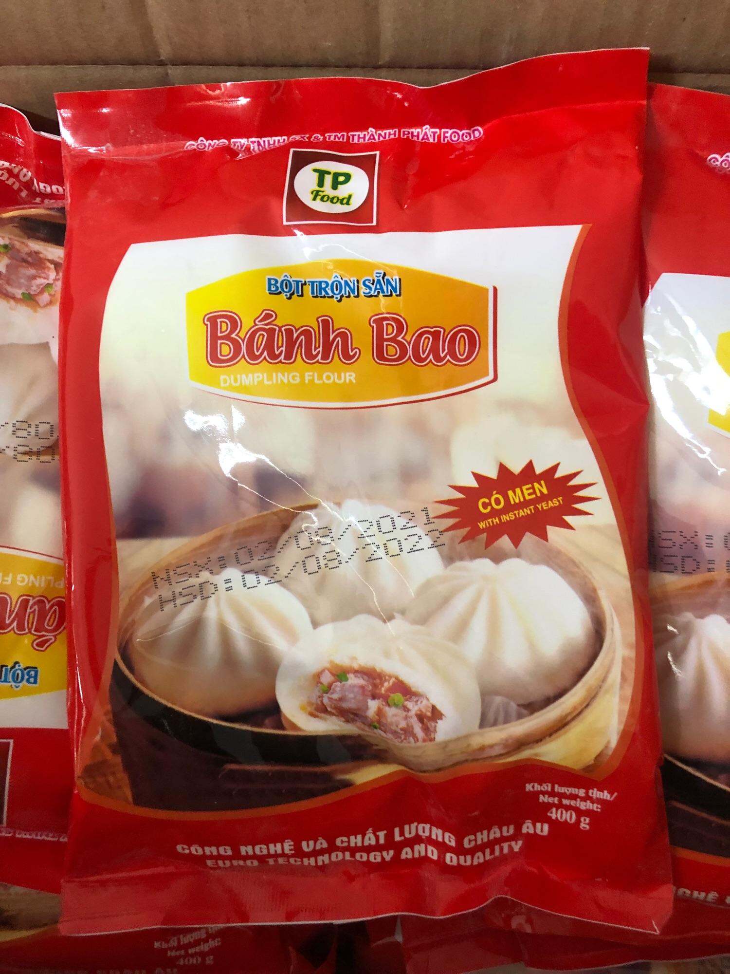 BỘT BÁNH BAO TRỘN SẴN 400g ( túi có kèm men nở )