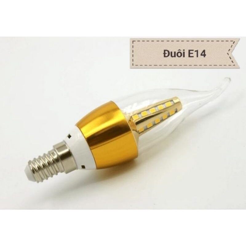 Bóng led/Bóng nến 5W /Ánh sáng Vàng
