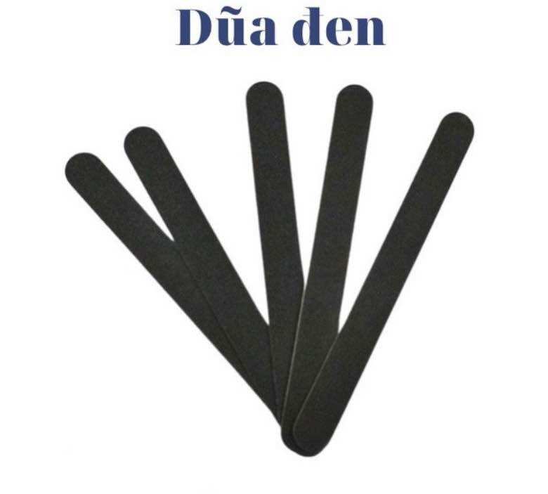 Cây giũa móng tay 2 mặt màu đen giá rẻ