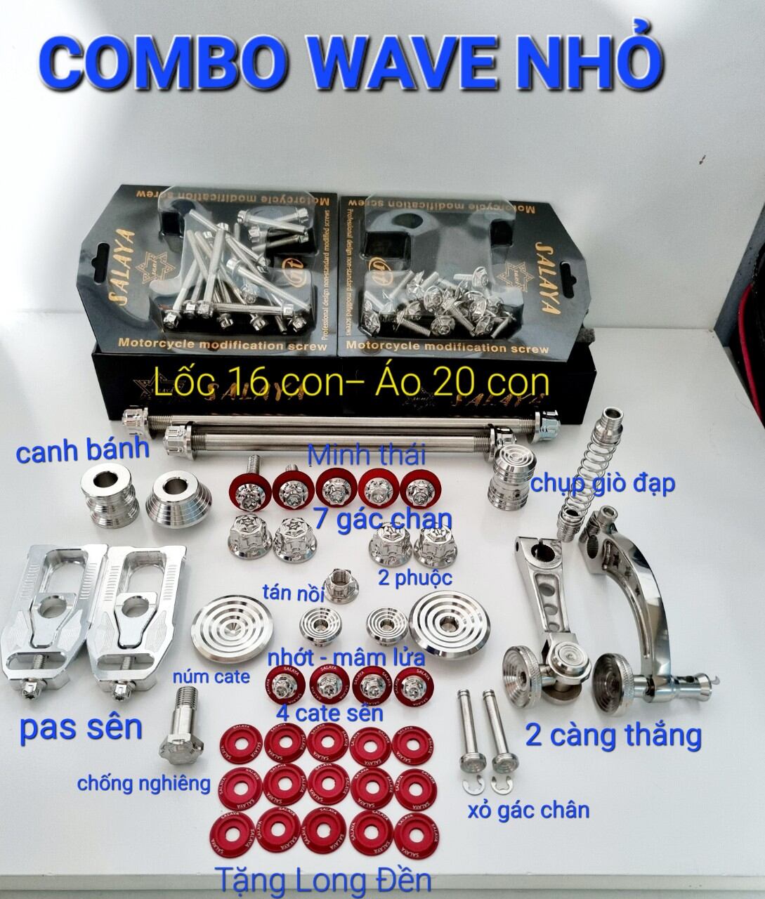 Full bộ ốc wave nhỏ