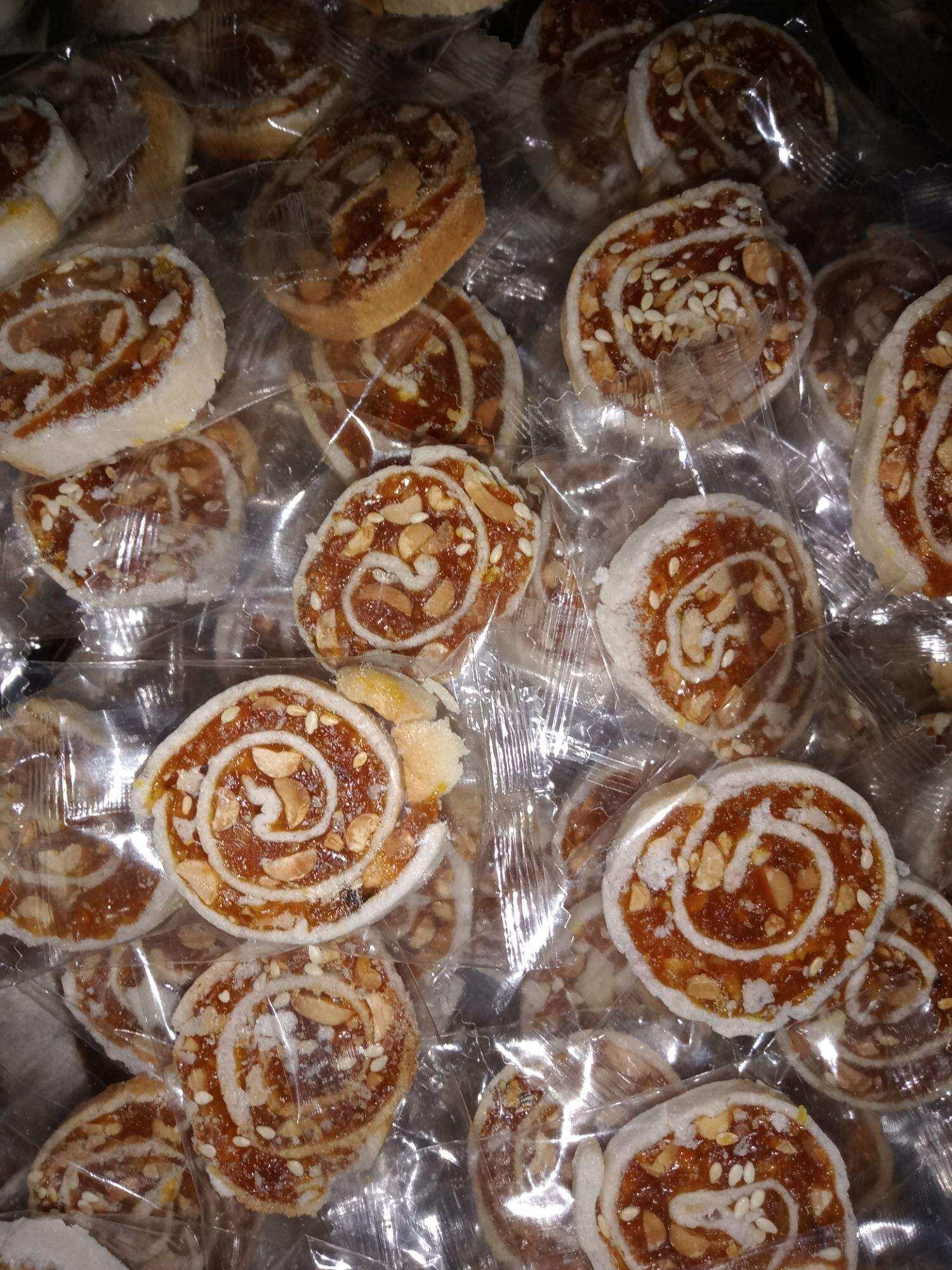 Kẹo khóm cuộn bánh tráng 500g