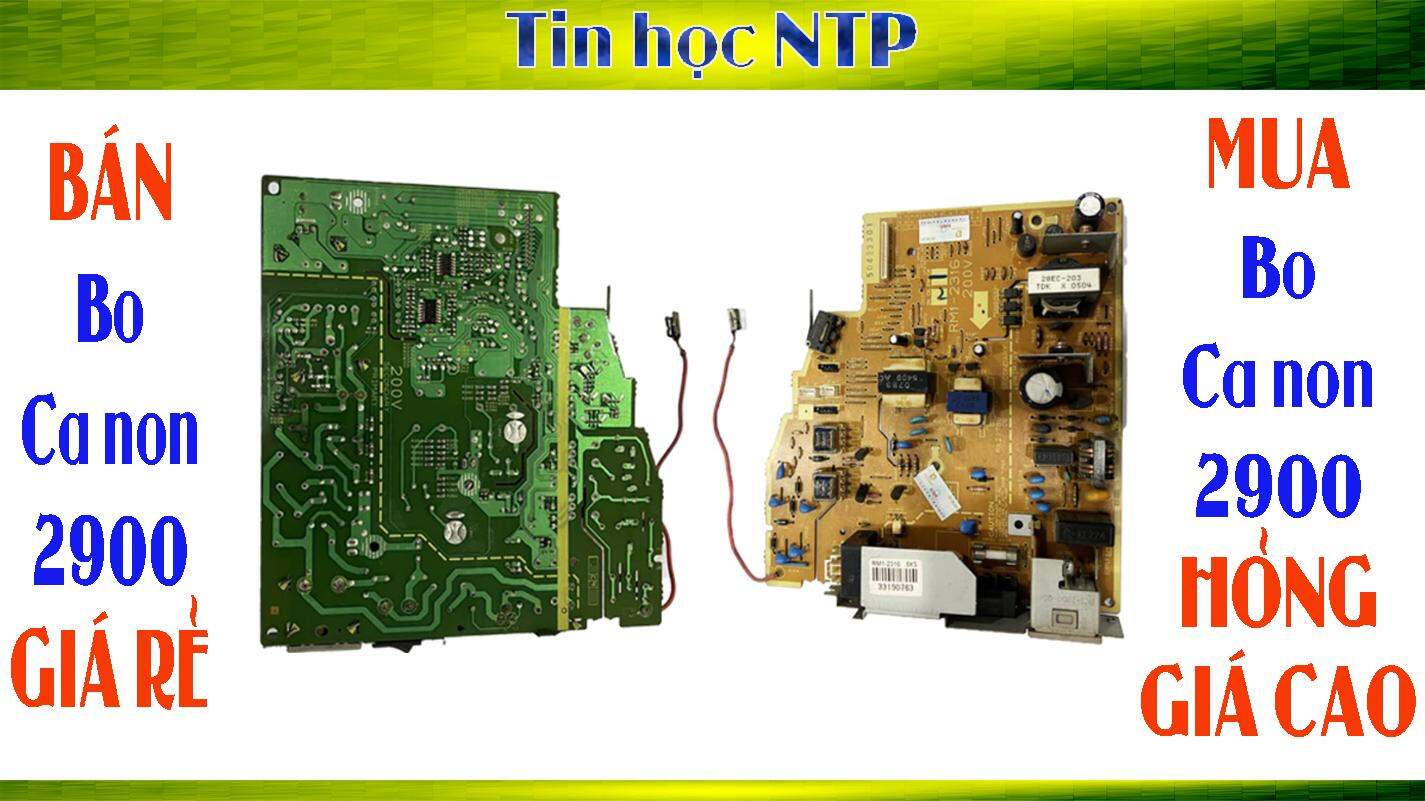 [SIÊU RẺ]  Bo nguồn máy in Cannon 2900, 3000