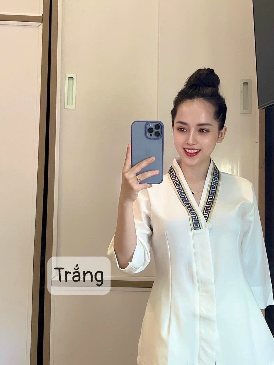Đồ Lam đi Chùa Hàng Cao Cấp ( Chất vãi cotton hàn quốc )