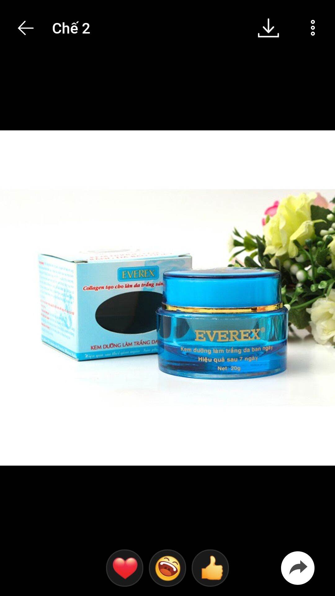 Everex làm trắng da ban ngày