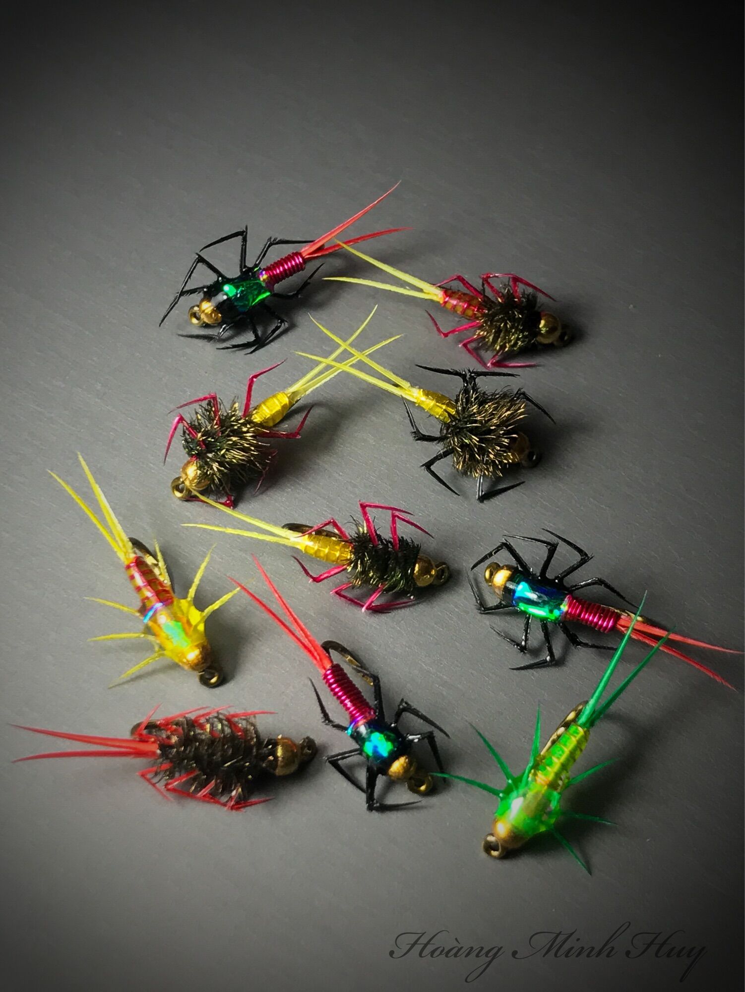 Mồi bọ chuyện câu lure,fly,tenkara