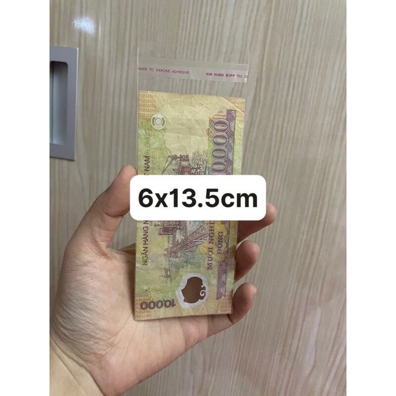 [HCM]Túi kiếng nilong dán miệng túi zip nhiều size