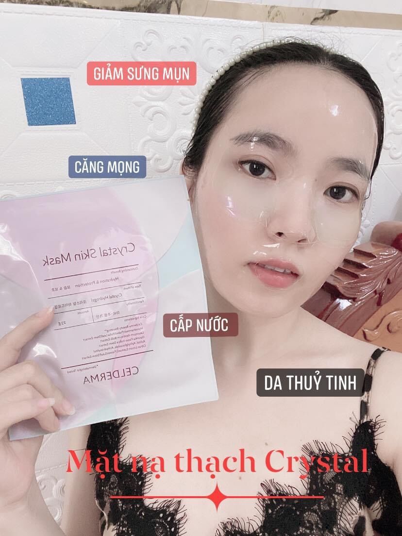 Mặt nạ thạch anh Celderma Crystal mask