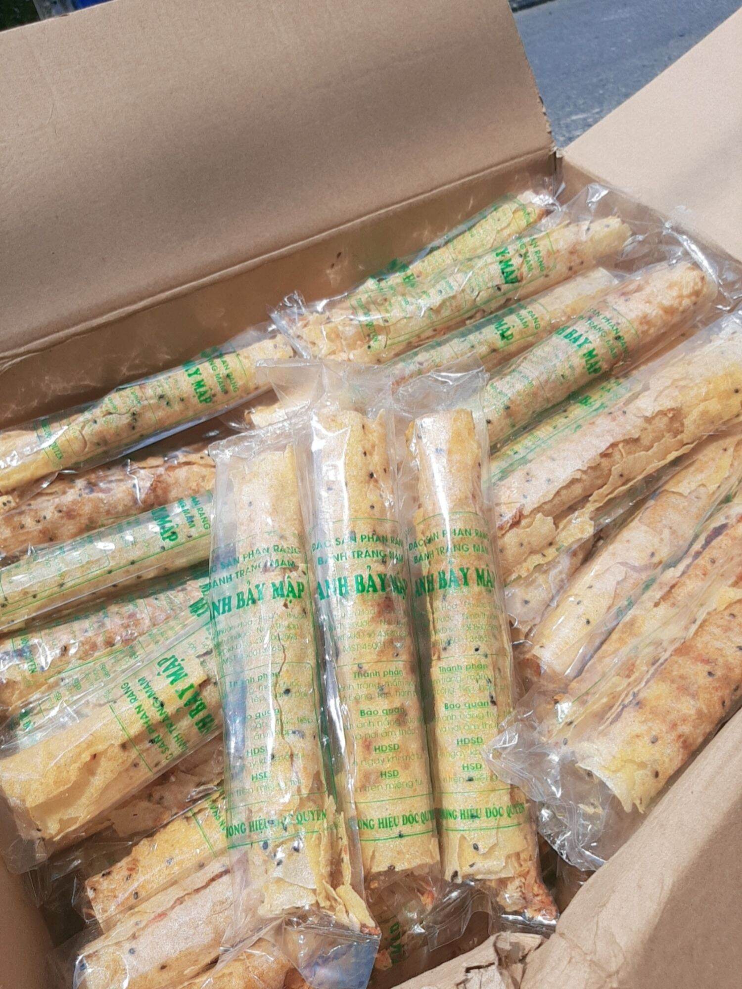 Bánh tráng mắm tép Anh bảy đặc sản phan rang