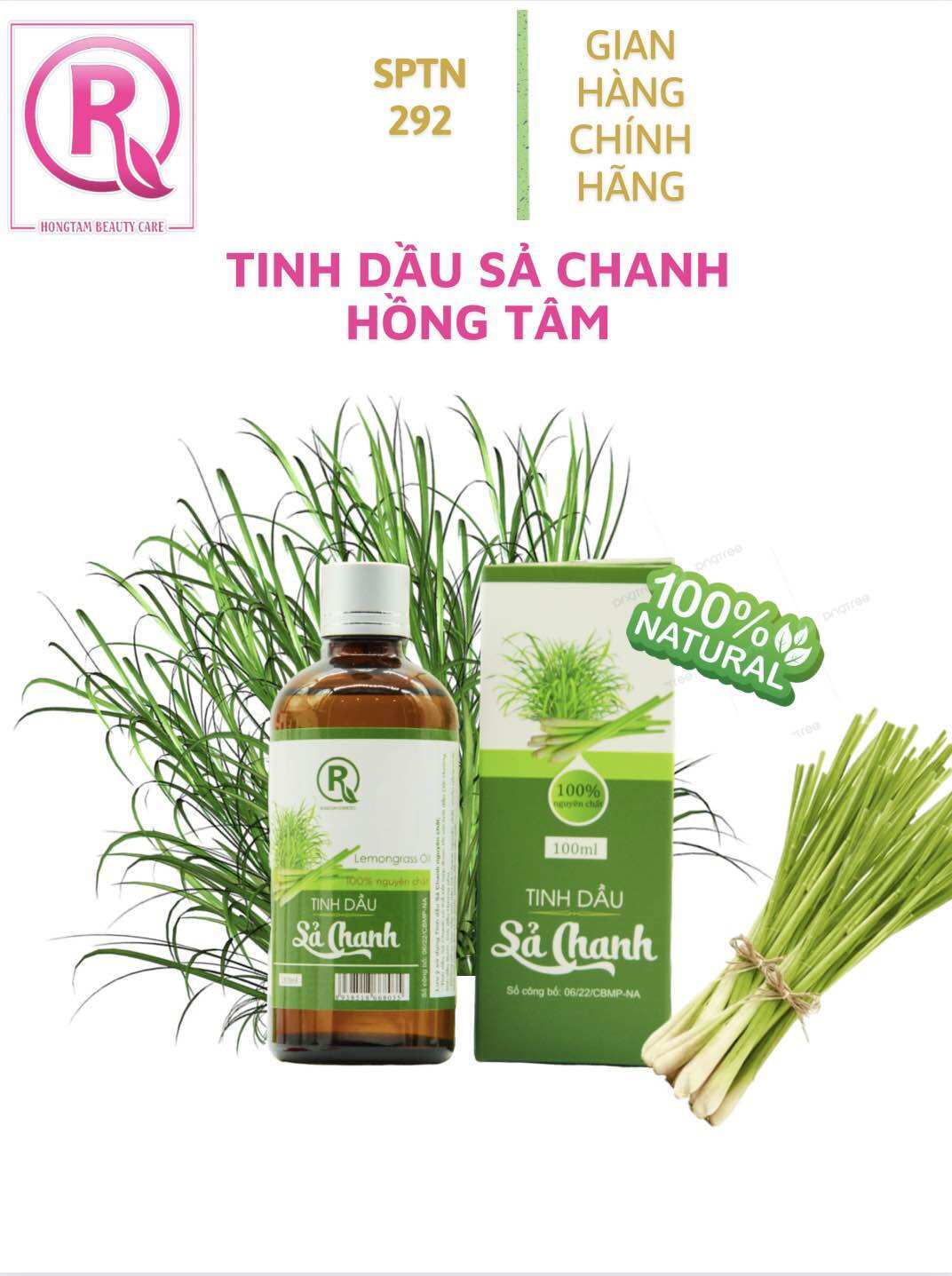 Tinh Dầu Sả Chanh Giúp đuổi muỗi chai 100ml